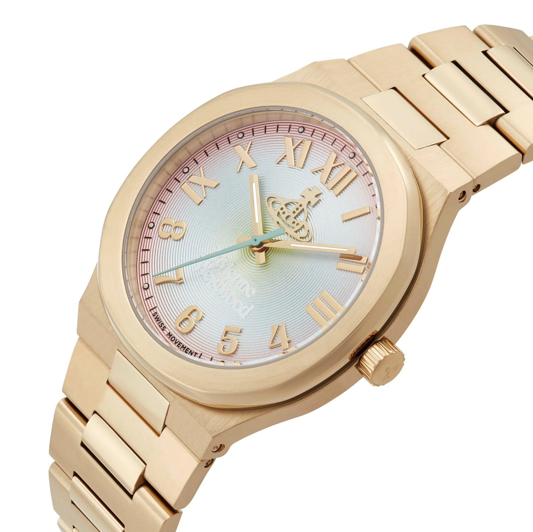 Vivienne Westwood Merton 38mm Yellow Gold Tone Ladies Watch