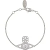 Vivienne Westwood Norabelle Silver Crystal Bracelet