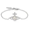 Vivienne Westwood Olympia Pearl Cubic Zirconia Bracelet