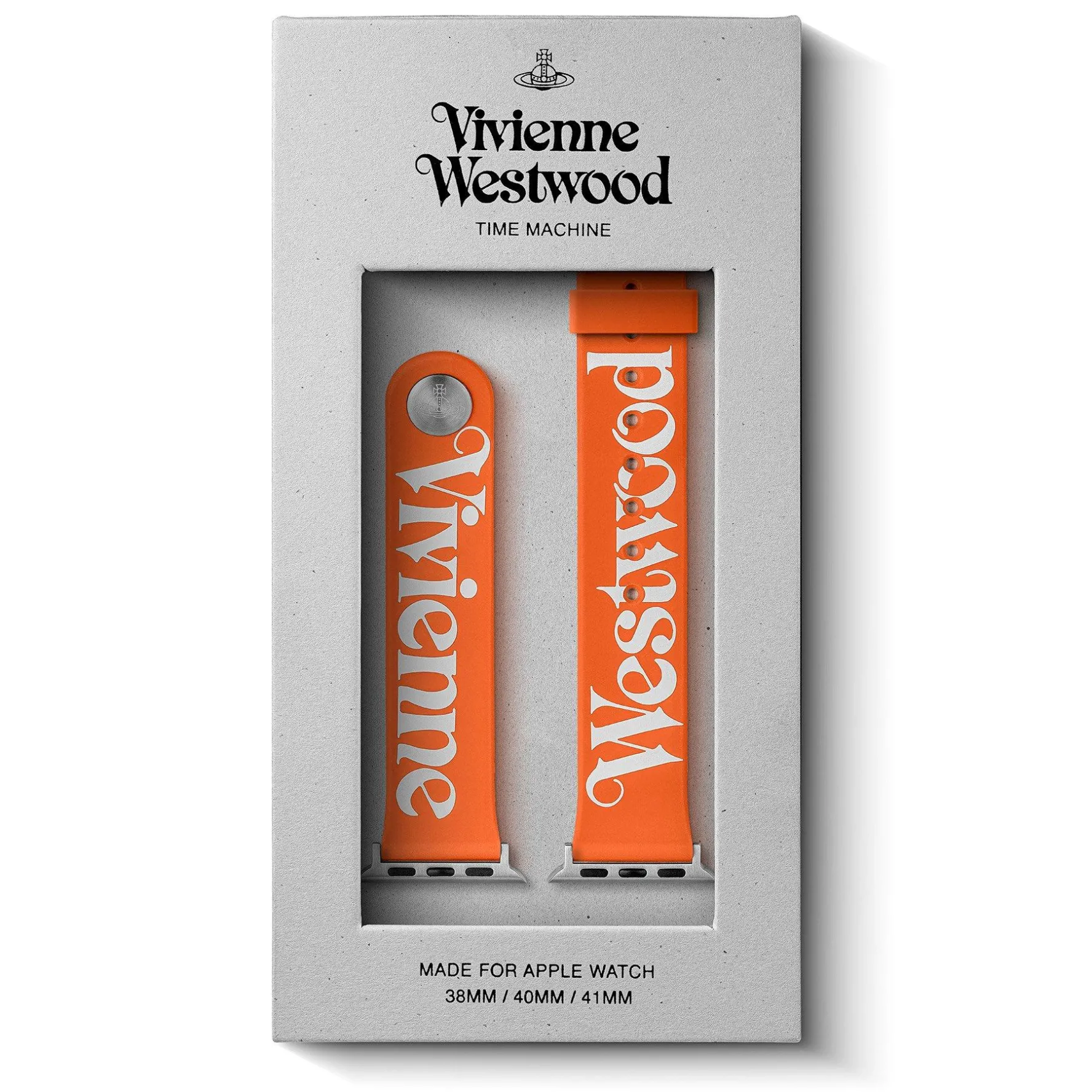 Vivienne Westwood Orange Silicone Apple Watch Strap