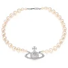 Vivienne Westwood Pearl Bas Relief Choker