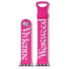 Vivienne Westwood Pink Silicone Apple Watch Strap
