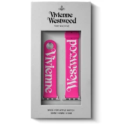 Vivienne Westwood Pink Silicone Apple Watch Strap