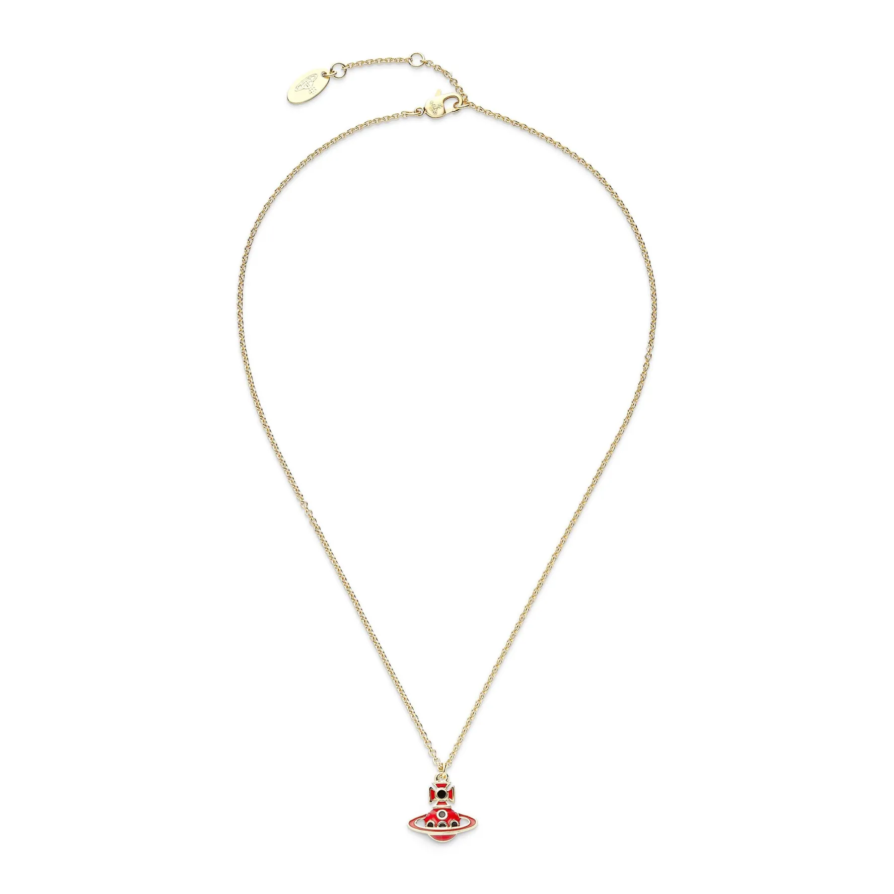 Vivienne Westwood Sylvana Yellow Gold Tone Pendant