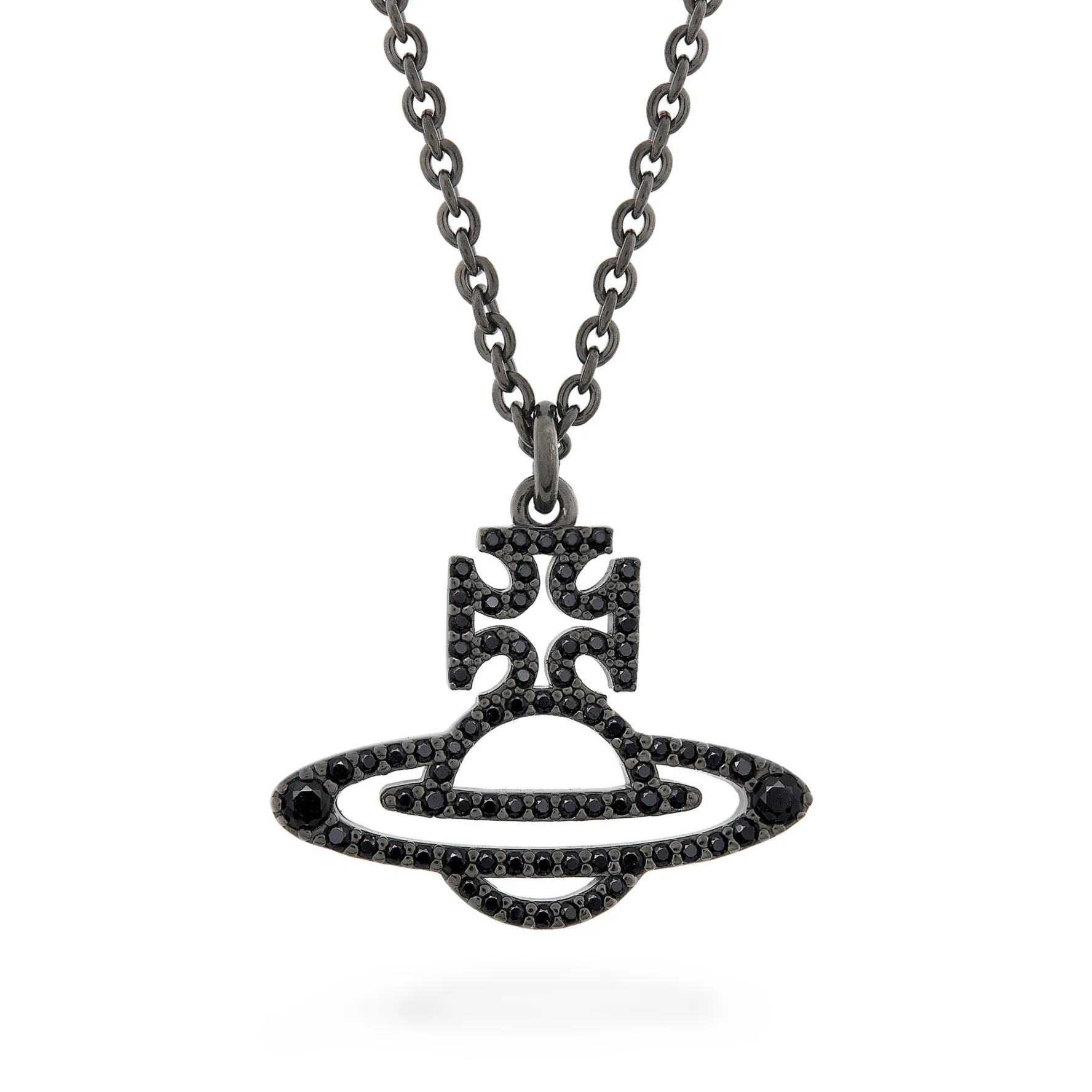 Vivienne Westwood Trudy Silver Cubic Zirconia Pendant
