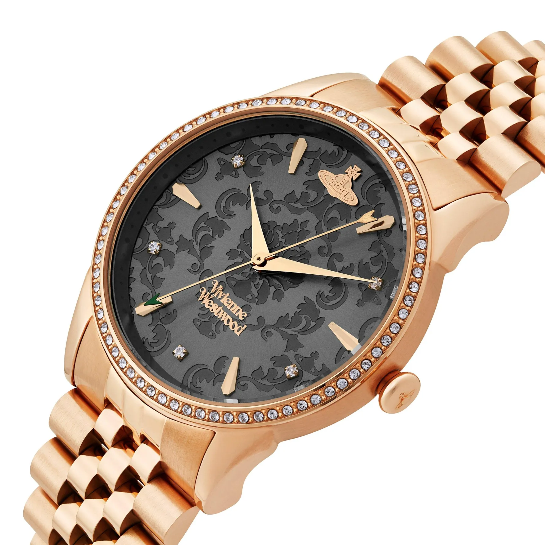 Vivienne Westwood Wallace 37mm Rose Gold Tone Ladies Watch