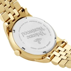 Vivienne Westwood Wallace 37mm Yellow Gold Tone Ladies Watch