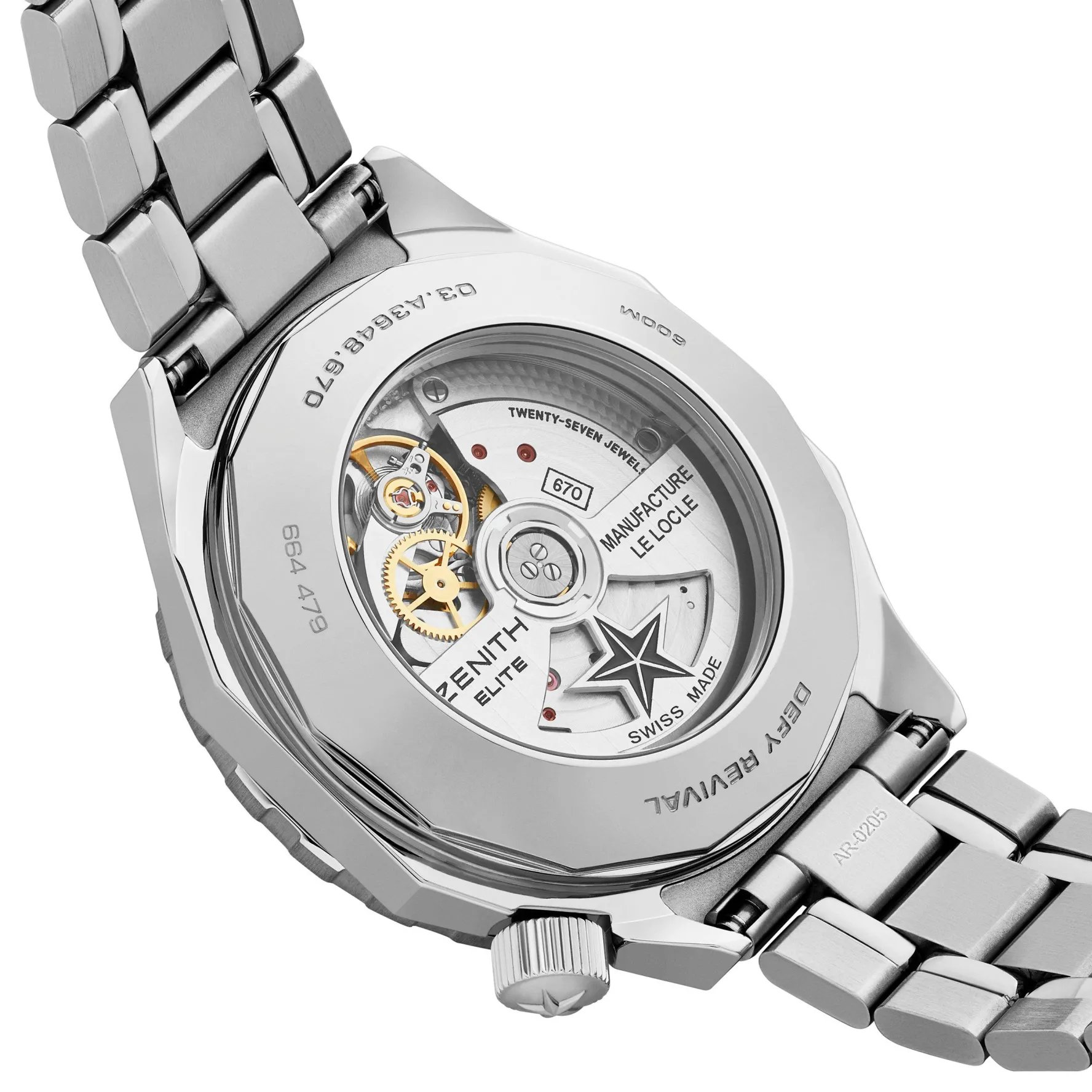 ZENITH Defy Revival 37mm Automatic Watch